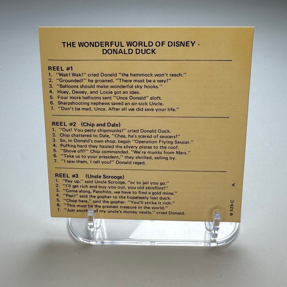Vintage View-Master Donald Duck Set • Wonderful World of Disney • 3 Reels - Picture 5 of 7